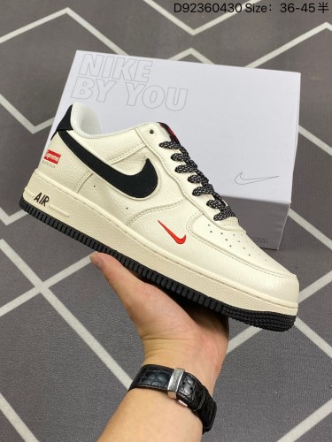 180AF1耐克 Nike Air Force 1 ‘07 Low 空军一号 厚底增高百搭运动板鞋 原楦头原纸板 打造纯正空军版型，专注外贸渠道 全掌内置蜂窝气垫 原盒配件 原厂中底钢印、拉帮完美
