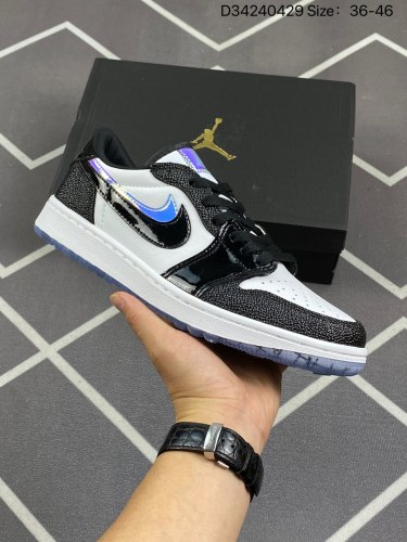 120公司级✅Nike Air Jordan 1 Low AJ1乔丹一代低帮经典复古文化休闲运动篮球鞋 原楦原档案数据开发 采用软质牛剖革组合头层皮鞋面材质 鞋垫嵌入缓震EVA物料及缜密拉帮中底布