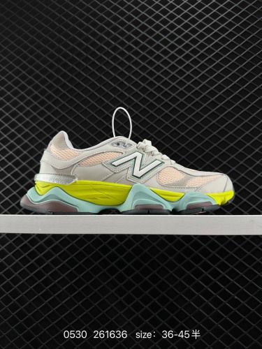 180 新百伦 New Balance NB9060小象蹄男女款9060舒适百搭老爹鞋鞋面在990 的基础中进行了扩展和使用，以提供可见的运动感，中底采用 ABZORB 和 SBS 熟悉的缓震平台以提