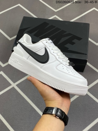 130AMBUSH x NK Air Force 1 Low 空军一号宽底版系列低帮百搭休闲运动板鞋 联名大钩  货号DV3464 102尺码：36 36.5 37.5 38 38.5 39 40