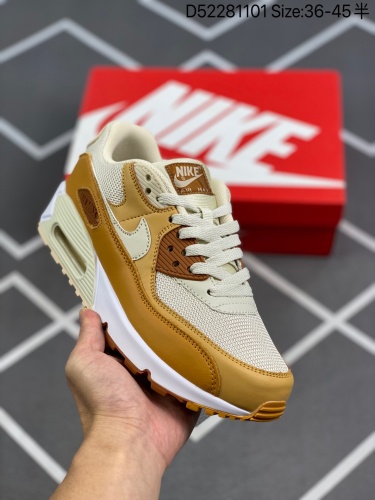 140公司级✅耐克Mens Shoes Nike Air Max 90 经典复古气垫百搭休闲运动慢跑鞋CZ3950-101ID：D52281101
