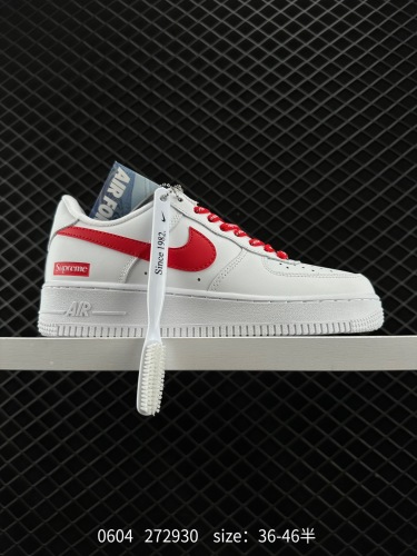 150 ✅耐克Nike Air Force 1 Low  空军一号低帮百搭休闲运动板鞋。柔软、弹性十足的缓震性能和出色的中底设计，横跨复古与现代的外型结合，造就出风靡全球三十多年的Force 1。 货