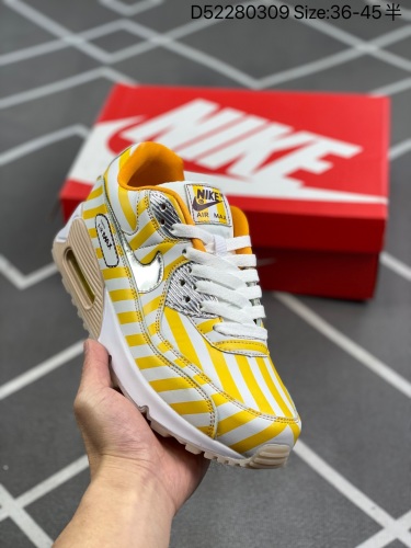 140 公司级 耐克NIke AirMax90耐克运动小气垫，日常运动鞋融合经典设计线条和丰富材质，沿袭元年款经典元素，焕新演绎出众外观，整体视觉表现活力满载，上脚效果满分！ DD5481-735