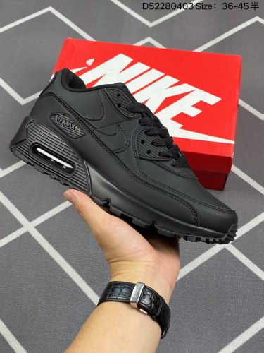 140NIKE耐克 Air Max 90 Se 款缓经典复古小气垫跑鞋 时尚男女鞋  鞋面由皮革织物打造，犀利的条线打造出酷劲十的足视觉效果 网布拼接鞋面增面强透气性，穿着为极舒适 经可_001