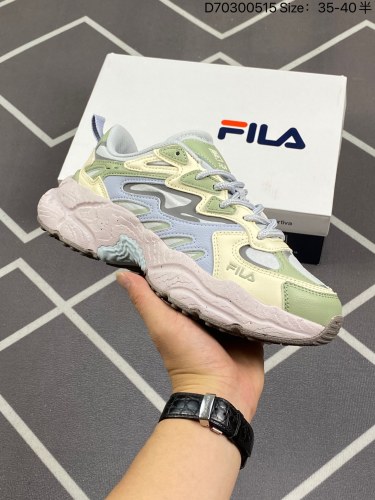 150✅FILA 斐乐蕨草鞋FERN女鞋运动鞋2023秋新款户外老爹鞋反光休闲鞋货号货号：F12W411106FBM编码：D70300515 Size35～40半