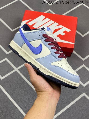 130 Nike Dunk SB Low 米白蓝 独家版型蒸餾加工帶來的是更好的视觉和脚感体验大厂纯原品质出货 清洁度 电绣工艺 皮料切割干净无任何毛边 细节完美  货号:   FV8113-14