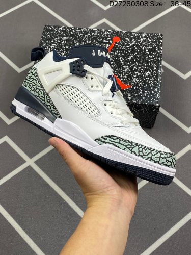 合集140Jordan Spizike Low AJ复古低帮篮球鞋 龙年CNY白绿 FJ6372-100 这款鞋子著名导演斯派克李的Jordan Spizike专属 预计于明年夏季推出全新低帮版本
