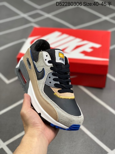 140 公司级 耐克NIKE AIR MAX 90 PRM 经典款复古缓震气垫跑步鞋休闲运动鞋货号：DA1641-001ID：D52280306
