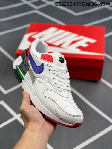 140 Patta x Nike Air Max 1“Aqua Noise”复古休闲跑步鞋 男女同款。Nike携手来自荷兰阿姆斯特丹的街头品牌Patta,共同打造全新特别版Air Max 1！经典