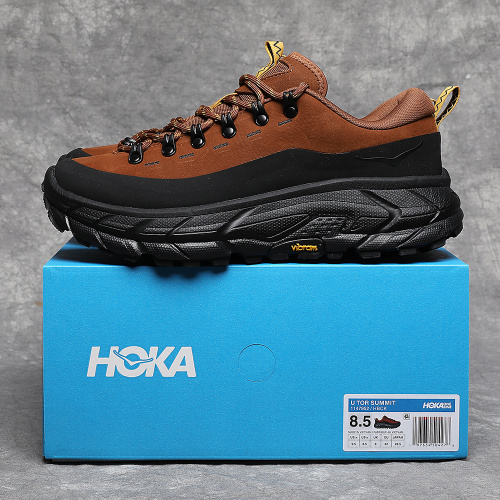 纯原版本Hoka One U TOR SUMMIT 萨米特低帮 防滑底户外功能鞋 黑深棕 36-46