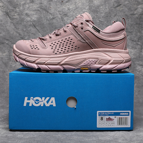 Bodega x HOKA ONE ONE Tor UItra Low耐磨透气 低帮 户外功能鞋 粉色36-46L