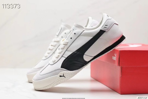 公司级PUMA Bella UT 彪马 徐梦洁同款舒适男女低帮生活休闲德训薄底鞋 货号:402186 01 尺码:35.5 45含半码