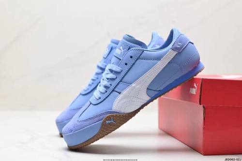 公司级PUMA Bella UT 彪马 徐梦洁同款舒适男女低帮生活休闲德训薄底鞋 货号:402186 01 尺码:35.5-45含半码