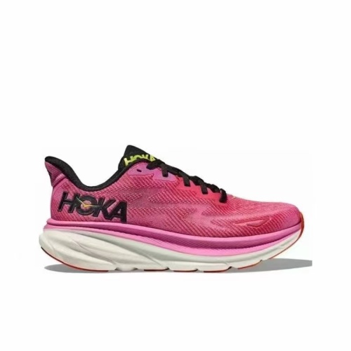 HOKA ONE ONE Clifton 9 克利夫顿9 克9 减震跑步鞋桃红紫粉黑 36-47含半码
