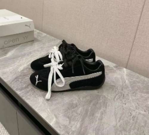 彪马Puma Speedcat 赛车鞋 全皮 YY联名 黑银皮35-45含半码