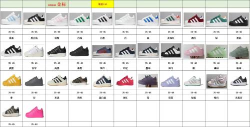 Adidas Superstar阿迪贝壳头 厚底35-45 含半码 集合图